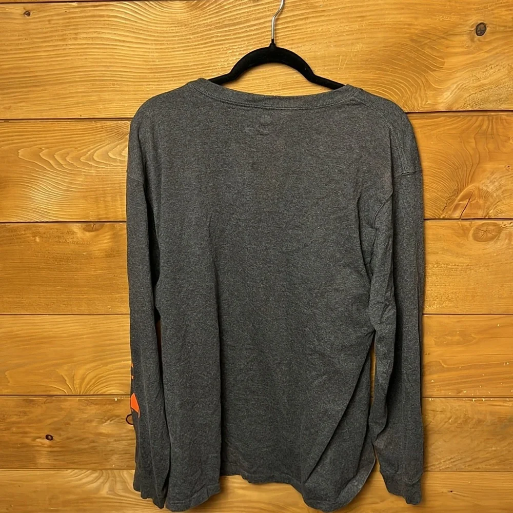 Carhartt Men’s Long Sleeve Working Men's T-Shirt Lg- Dark‎ Grey regular fit work
